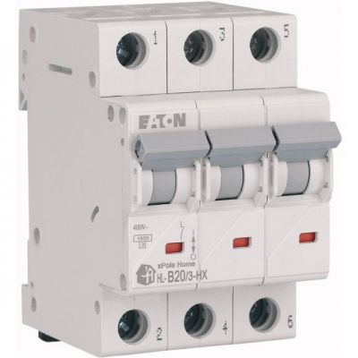 HN-B20/3 Wyłącznik nadprądowy 6kA B20A 3P 194882 EATON (194882)