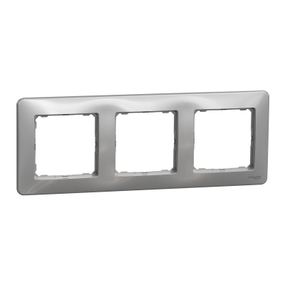 Sedna Design & Elements Ramka potrójna srebrne aluminium SDD313803 SCHNEIDER (SDD313803)