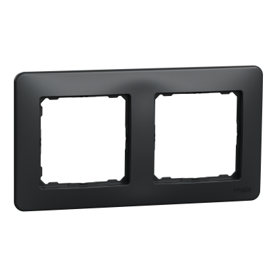 Sedna Design & Elements Ramka podwójna czarny antracyt SDD314802 SCHNEIDER (SDD314802)