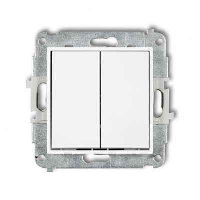 KARLIK MINI Łącznik podwójny schodowy bez piktogramu biały MWP-33.1 (MWP-33.1)