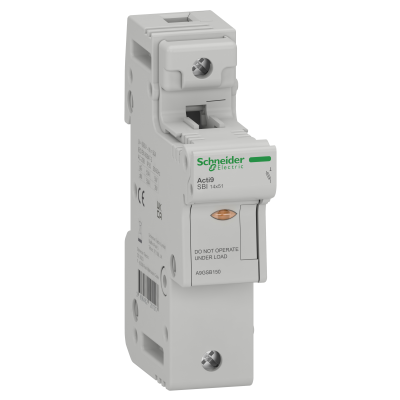 Podstawa bezpiecznikowa Acti9 SBI 1P 50A rozmiar wkładki 14x51mm SBI-50-1 A9GSB150 SCHNEIDER (A9GSB150)
