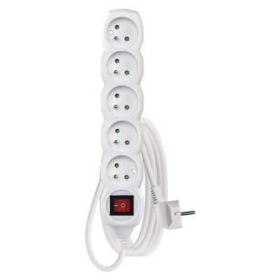 Przedłużacz z uziemieniem z wyłącznikiem / 5G / 3M EMOS (P1513)
