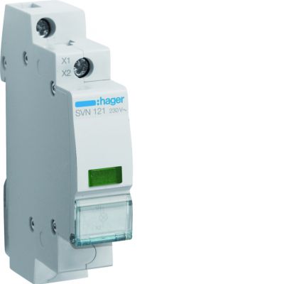 Hager LED-Leuchtmelder grün,230VAC SVN121 (SVN121)