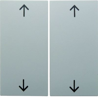 BERKER B.Kwadrat Klawisze nadrukowany symbol strzałki do łącznika żaluzjowego biały 5316448999 HAGER (5316448999)