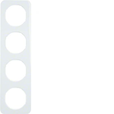 Berker Rahmen pows/gl 4fach 10142189 (10142189)