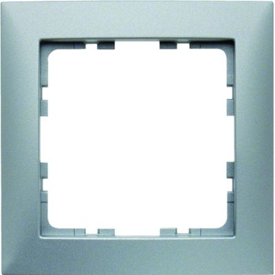BERKER B.Kwadrat Ramka pojedyncza aluminium mat lakierowana 5310118994 HAGER (5310118994)