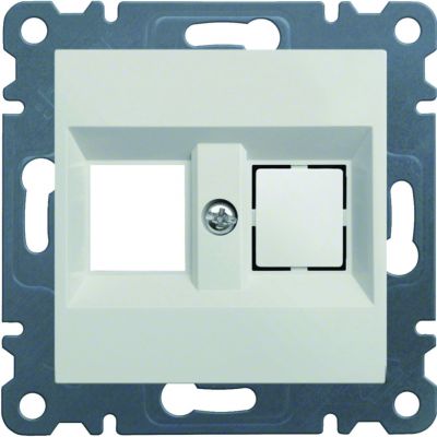 lumina Płytka podwójna Keystone Jack biały WL2320 HAGER (WL2320)