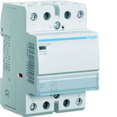 Stycznik modułowy 230V AC 2Z 40A AC-7A B ESC240 HAGER (ESC240)