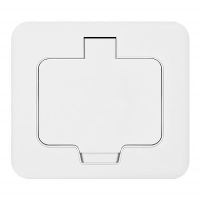 Hermetyczne gniazdo elektryczne prostokątne IP55 1x2P+Z(French) białe ORNO (OR-GM-9031/W)