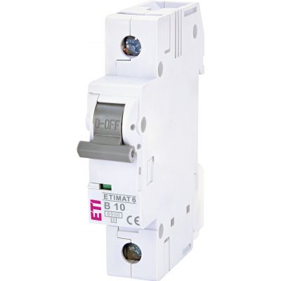 Wyłącznik nadprądowy ETIMAT 6 1P B10A 002111514 ETI (002111514)