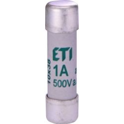 Wkładka topikowa cylindryczna CH10x38 aM 8A 500V 002621006 ETI (002621006)