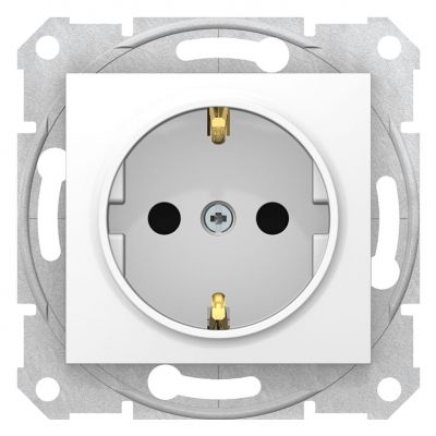 Sedna gniazdo pojedyncze schuko biały SDN3000121 SCHNEIDER (SDN3000121)