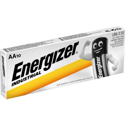 Mocne baterie alkaliczne 10 szt. ENERGIZER INDUSTRIAL LR6 R6 AA (7638900361056)