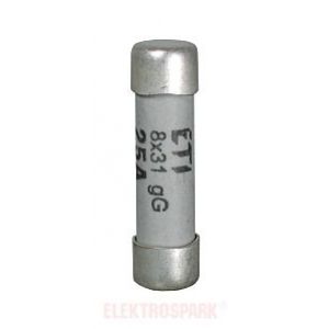Wkładka topikowa cylindryczna CH8x32 gG 8A 400V 002610006 ETI (002610006)
