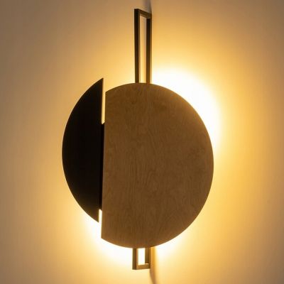 Naścienna lampa Sunset Natural C 10578 sun drewniana NOWODVORSKI (10578)