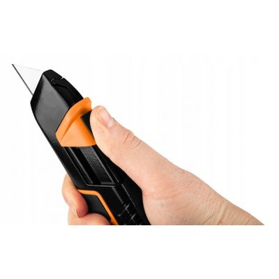 Nóż z ostrzem trapezowym bezpieczny 63-704 NEO TOOLS GTX (63-704)