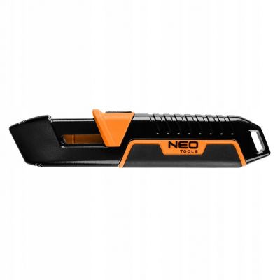 Nóż z ostrzem trapezowym bezpieczny 63-704 NEO TOOLS GTX (63-704)