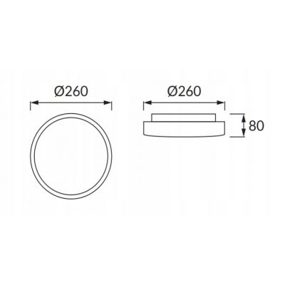 Plafoniera SOLA LED 12W 4000K  02783 IDEUS (02783)