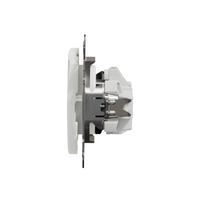 Sedna Design & Elements Gniazdo pojedyncze z uziemieniem z przesłonami białe SDD111011 SCHNEIDER (SDD111011)