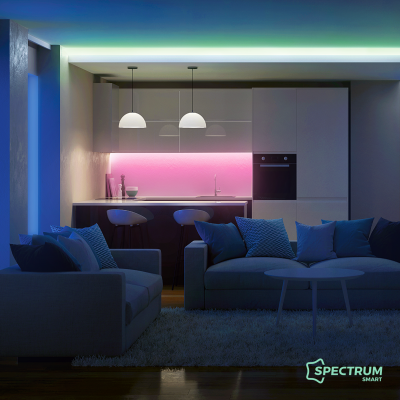 Zestaw SMART taśma LED RGB+kontroler+zasilacz WIFI  WOJ+14493 Spectrum Led (WOJ+14493)