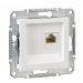 Asfora gniazdo komputerowe RJ45 kat.5e UTP biały EPH4300721 SCHNEIDER